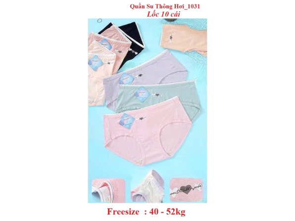 QUẦN SU THÔNG HƠI  1031 - LỐC 10 CÁI 